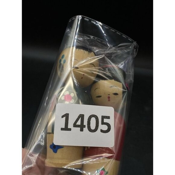 KOKESHI Nesting Mother Father & Child DONKO Nodder Bobble Rice Grain Baby - Picture 12 of 12